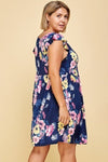 Floral Printed Swing Dress