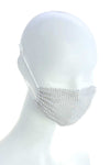 Fashion Breathable Rhinestone Sequin Style Mask