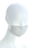 Fashion Breathable Rhinestone Sequin Style Mask