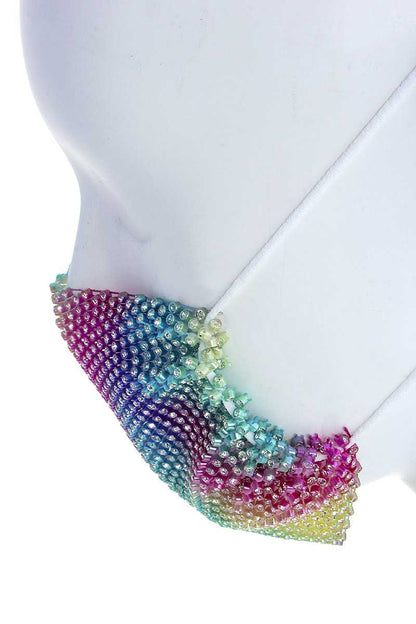Fashion Breathable Rhinestone Sequin Style Mask