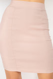 Pink Collared Blazer & Skirt Set