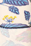 Floral Print Lined Knit Legging With Elastic Waistband
