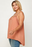 Clip Dot Solid Cami Tunic