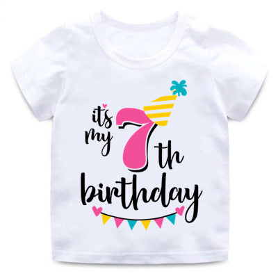 Birthday Short Sleeve T-Shirt
