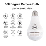 Wifi  Camera Panoramic  Bulb 360 Degree Fisheye Wireless Home Security Video