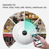 Wifi  Camera Panoramic  Bulb 360 Degree Fisheye Wireless Home Security Video