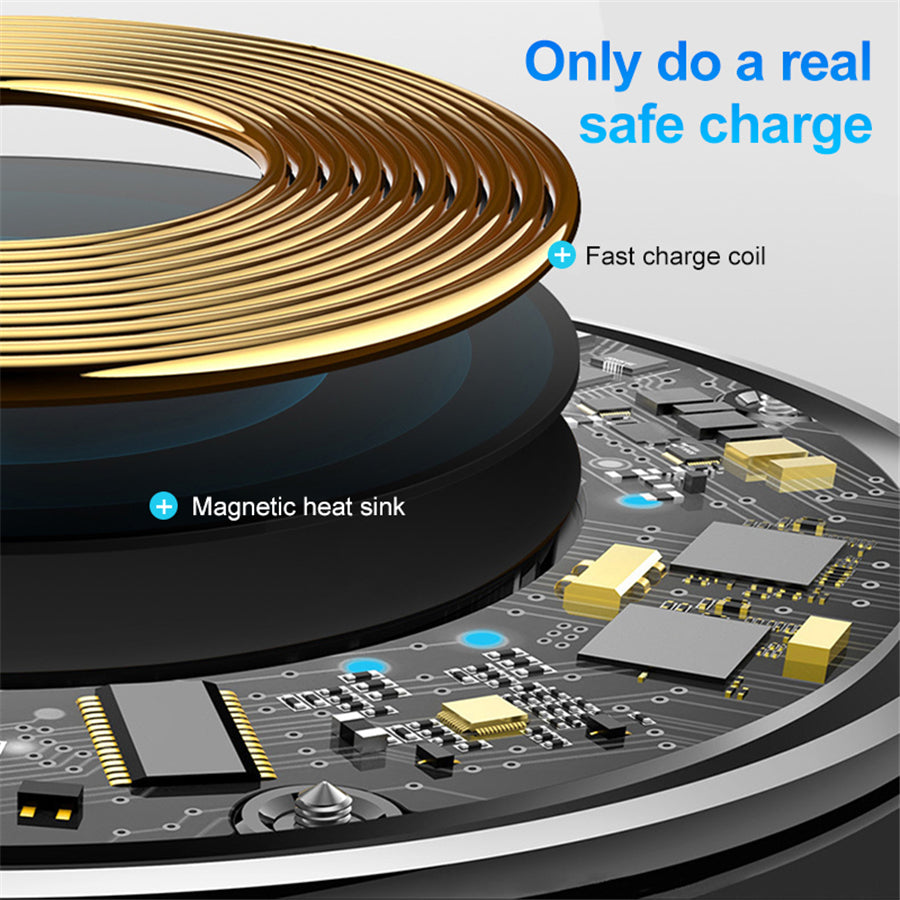 Wireless Portable Fast Charger For iPhone And Samsung Phone Holder 10W