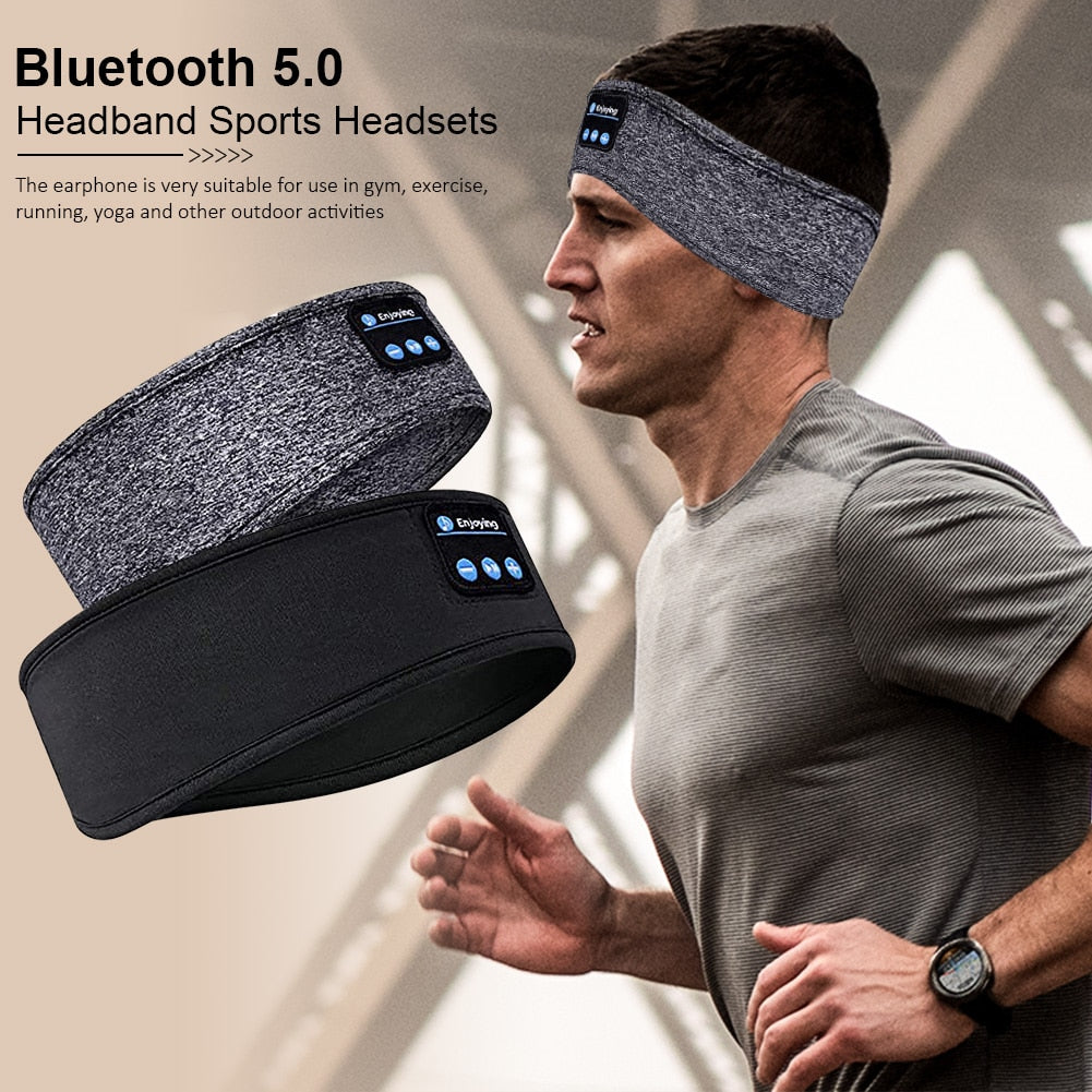 Handsfree Eye Mask / Shade Earphone With Built-in Speakers & Mic