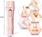 4 in1 Shaver Trimmer Rechargeable Painless Eyebrow Leg Body Trimmer For Ladies