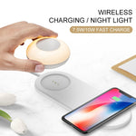 LED Light Mobile Phone Wireless Charging LED Desk Lamp Separate Magnetic Touch