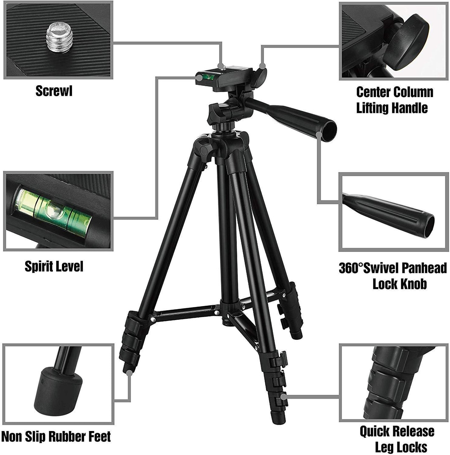 Tripod Camera & Mobil Phone Holder