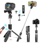 Wireless Bluetooth Selfie Stick For Mobile Phone Gopro Tripod Monopods