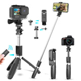 Wireless Bluetooth Selfie Stick For Mobile Phone Gopro Tripod Monopods