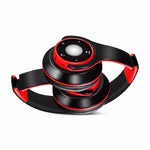 Headphone / Earphone Wireless Speaker With SD Card with Mic Play