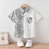 Zebra Print Cotton Shirt