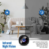 Non-Luminous Infrared 6 Light Motion Detection And Alarm Notification Video Camera With Magnet Holder