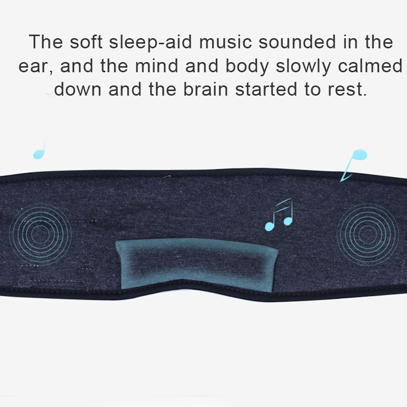 5.0 Wireless Bluetooth Night Eye Mask for Travel & Meditation