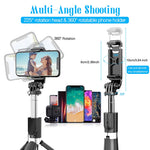 Wireless Bluetooth Selfie Stick For Mobile Phone Gopro Tripod Monopods