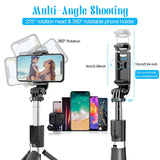 Wireless Bluetooth Selfie Stick For Mobile Phone Gopro Tripod Monopods