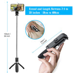 Wireless Bluetooth Selfie Stick For Mobile Phone Gopro Tripod Monopods