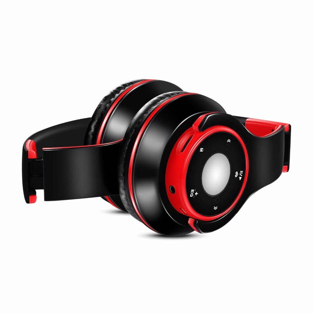 Headphone / Earphone Wireless Speaker With SD Card with Mic Play