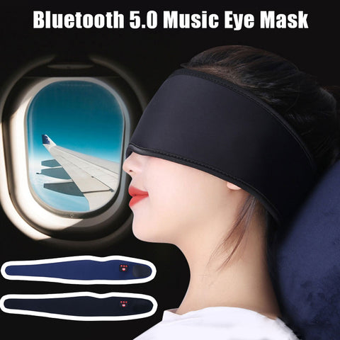 5.0 Wireless Bluetooth Night Eye Mask for Travel & Meditation