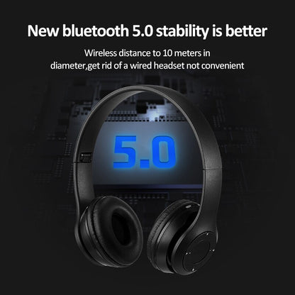 B39 Wireless Bluetooth 5.0 Portable Headphone With Portable Foldable LED Lights