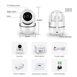 Wi fi  Camera 1080P  Home Security Camera Night Vision Two Way Audio ADD 16GB