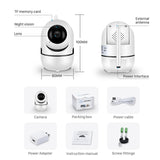 Wi fi  Camera 1080P  Home Security Camera Night Vision Two Way Audio ADD 16GB