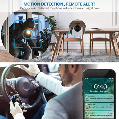 Wireless Wi Fi Mini 1080P HD IP Night Vision And Voice Video Camera