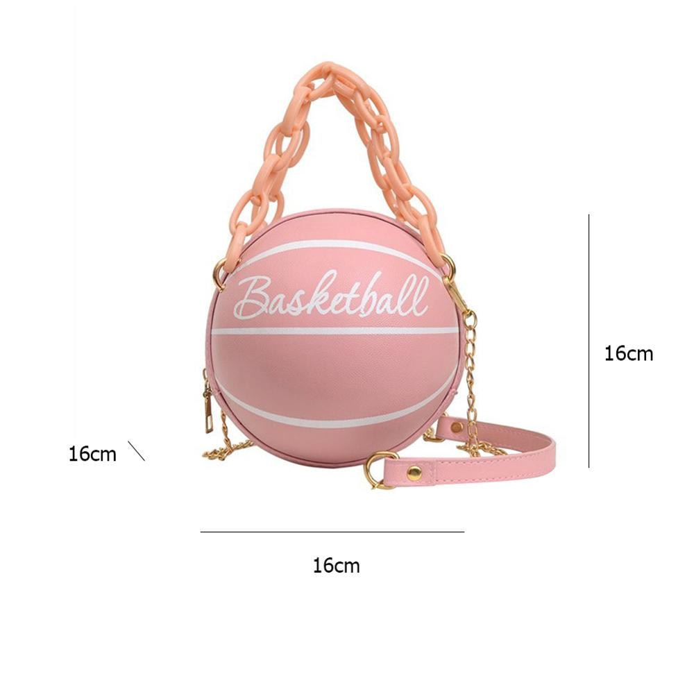 Personality Basketball Purses For Teenagers Women Bags Crossbody Chain Hand