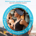 Handsfree Eye Mask / Shade Earphone With Built-in Speakers & Mic