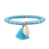 Multicolor Tassel Anklet