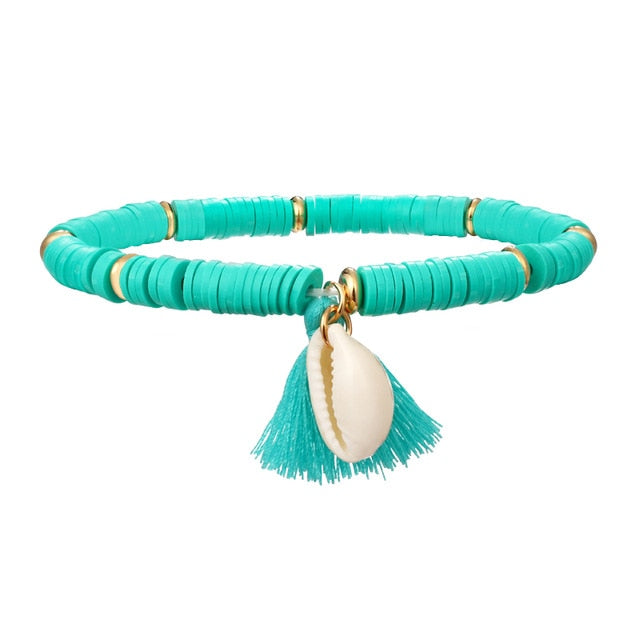 Multicolor Tassel Anklet
