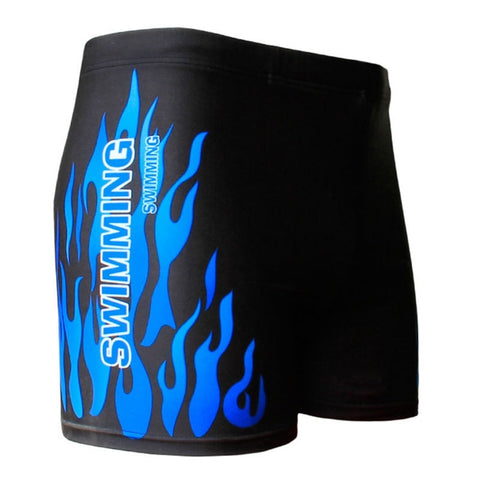 Flame Pattern Swimming Trunks