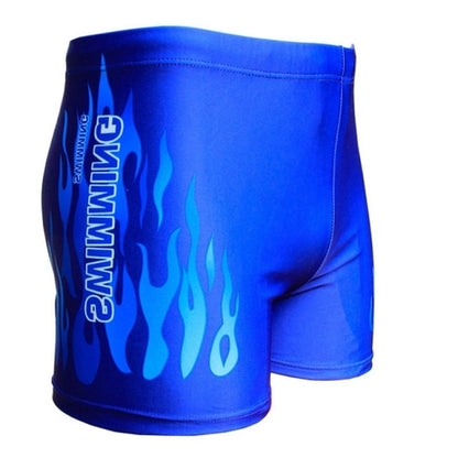 Flame Pattern Swimming Trunks