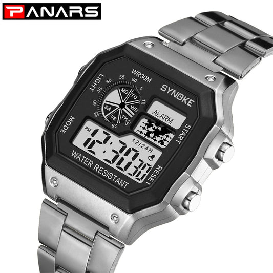 Waterproof Metal Sports Watch