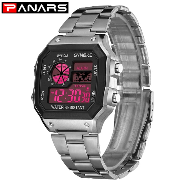 Waterproof Metal Sports Watch