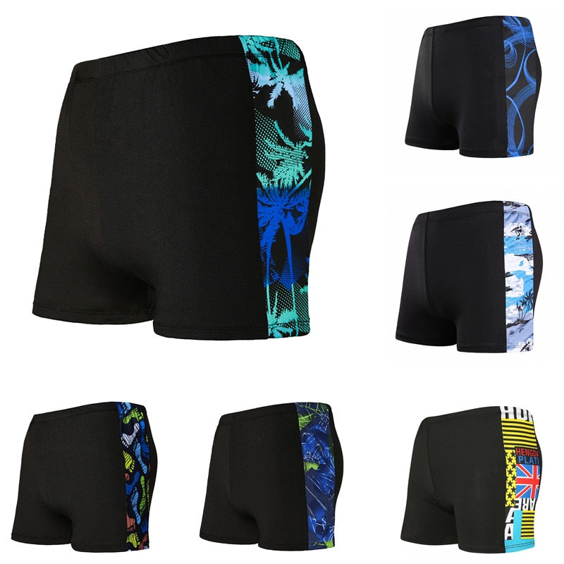 Multi Print Men Swimming Trunks