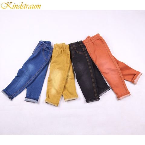 Denim Solid Color Baby Jeans