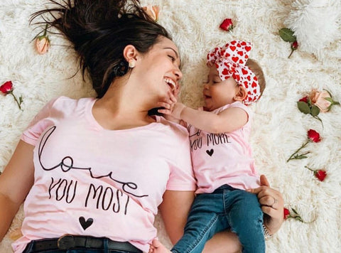 Love You More & Love You Most Matching T-Shirts