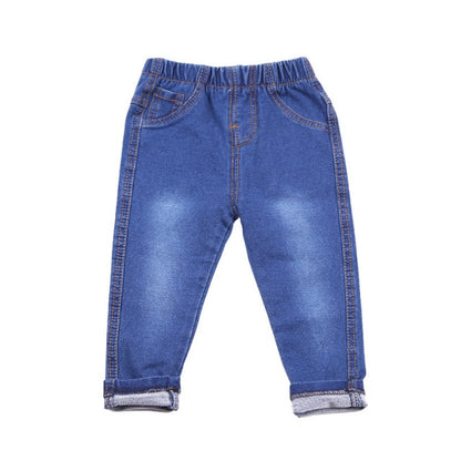 Denim Solid Color Baby Jeans