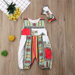 African Print Romper Set