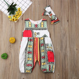 African Print Romper Set
