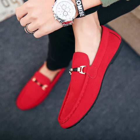 Designer Slip-On Leather Casual Shoes