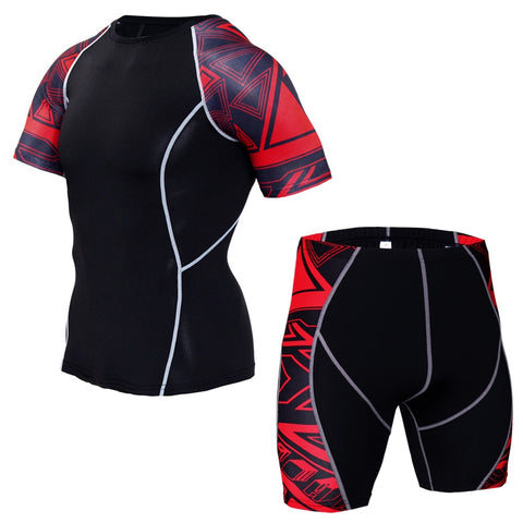 T-Shirt Running Short Fitness Sets