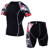 T-Shirt Running Short Fitness Sets