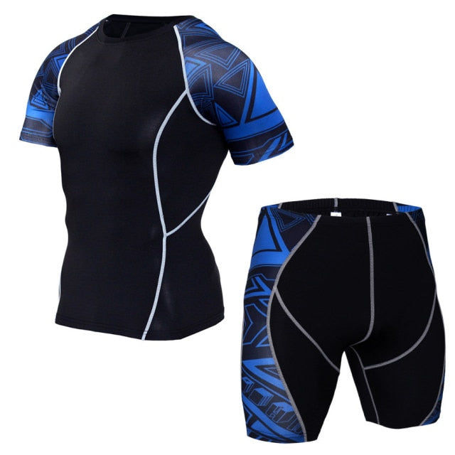 T-Shirt Running Short Fitness Sets