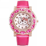Kitty Fashion Rhinestone Watch
