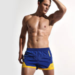 Men's Swim Trunks Quick Dry Beach Shorts with Zipper Pockets
